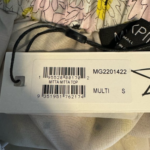 Minkpink Multicolor Mitta Mitta Top NWT Size Small - Picture 6 of 7